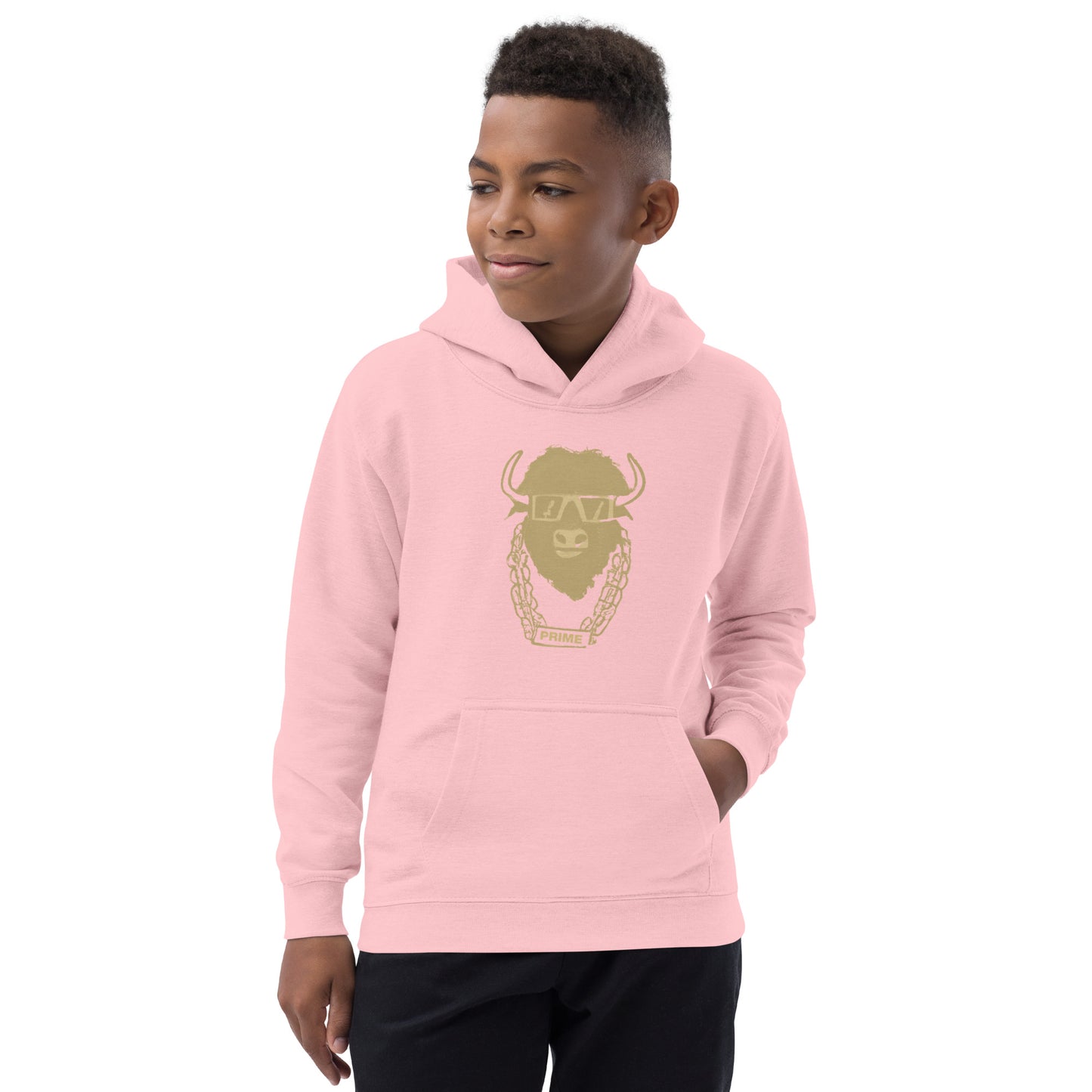 Kids Hoodie - Gold Logo