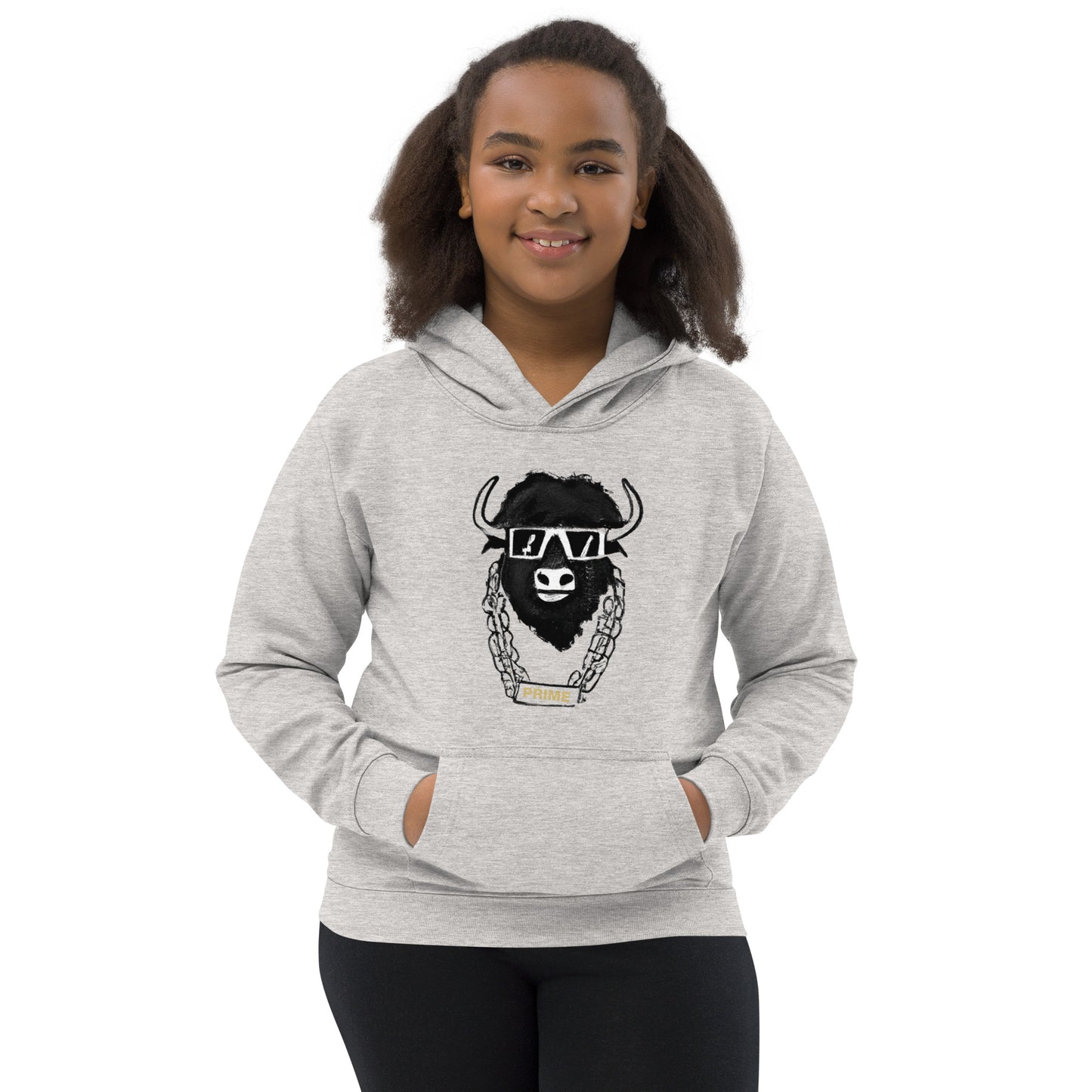 Kids Hoodie - Black Logo