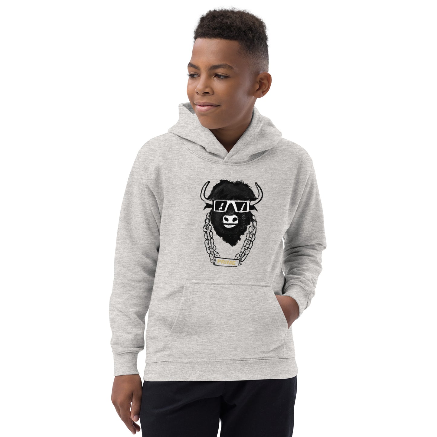 Kids Hoodie - Black Logo