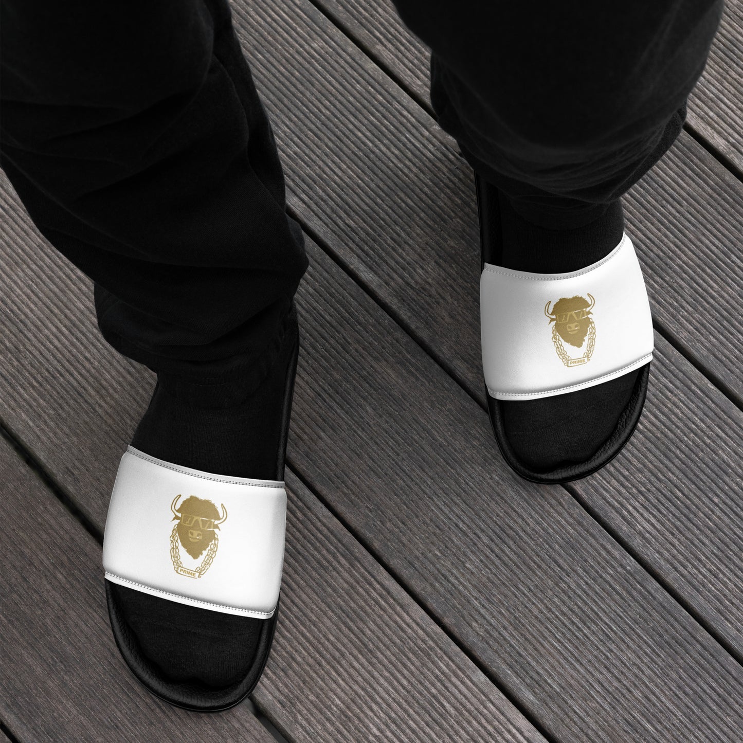 Men’s Slides - Gold Logo