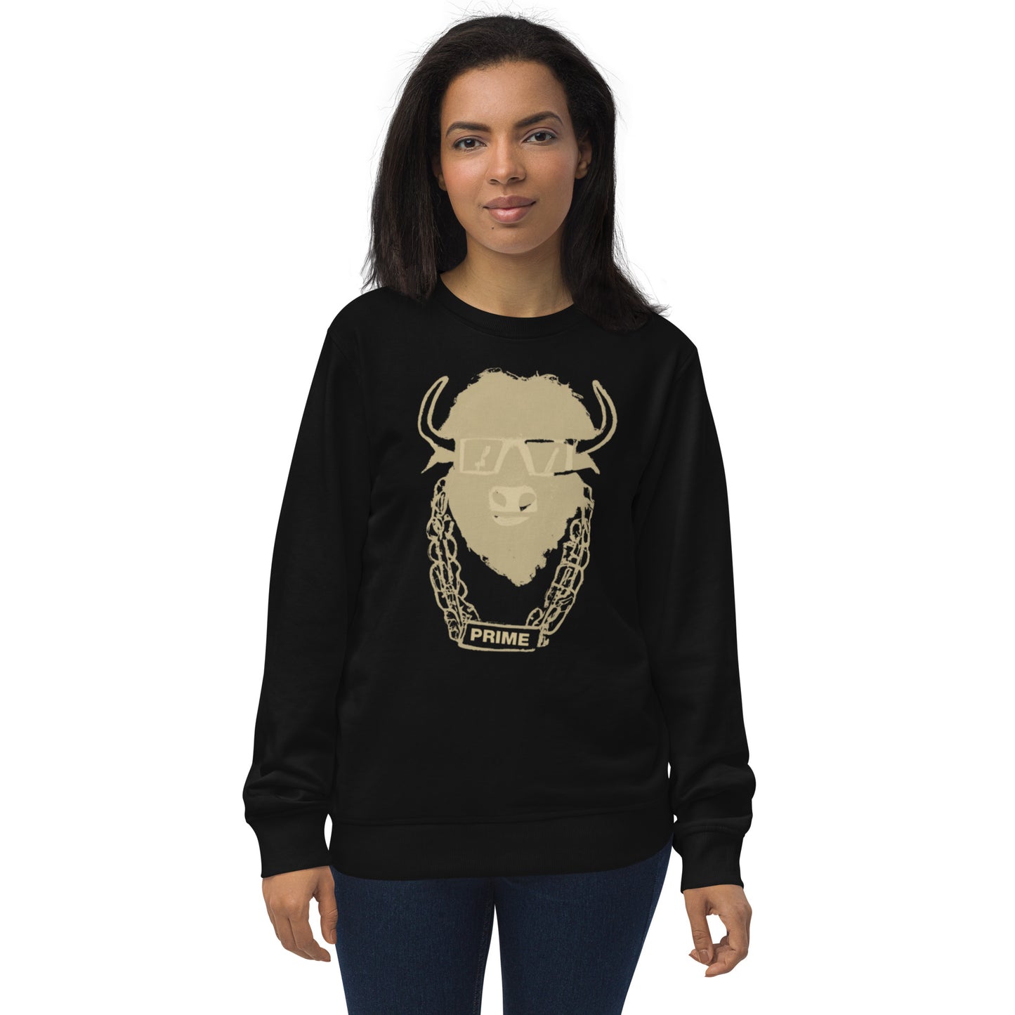 Unisex Organic Sweatshirt - Gold Logo