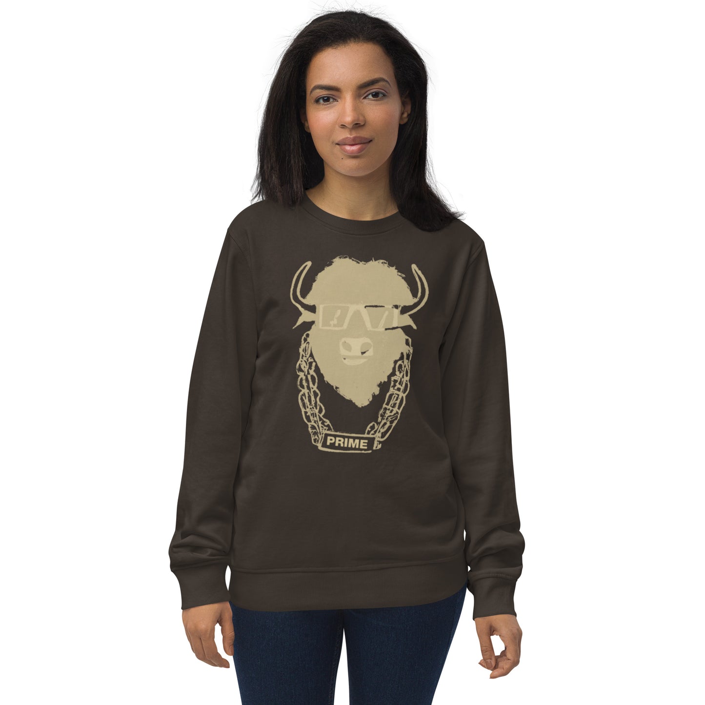 Unisex Organic Sweatshirt - Gold Logo