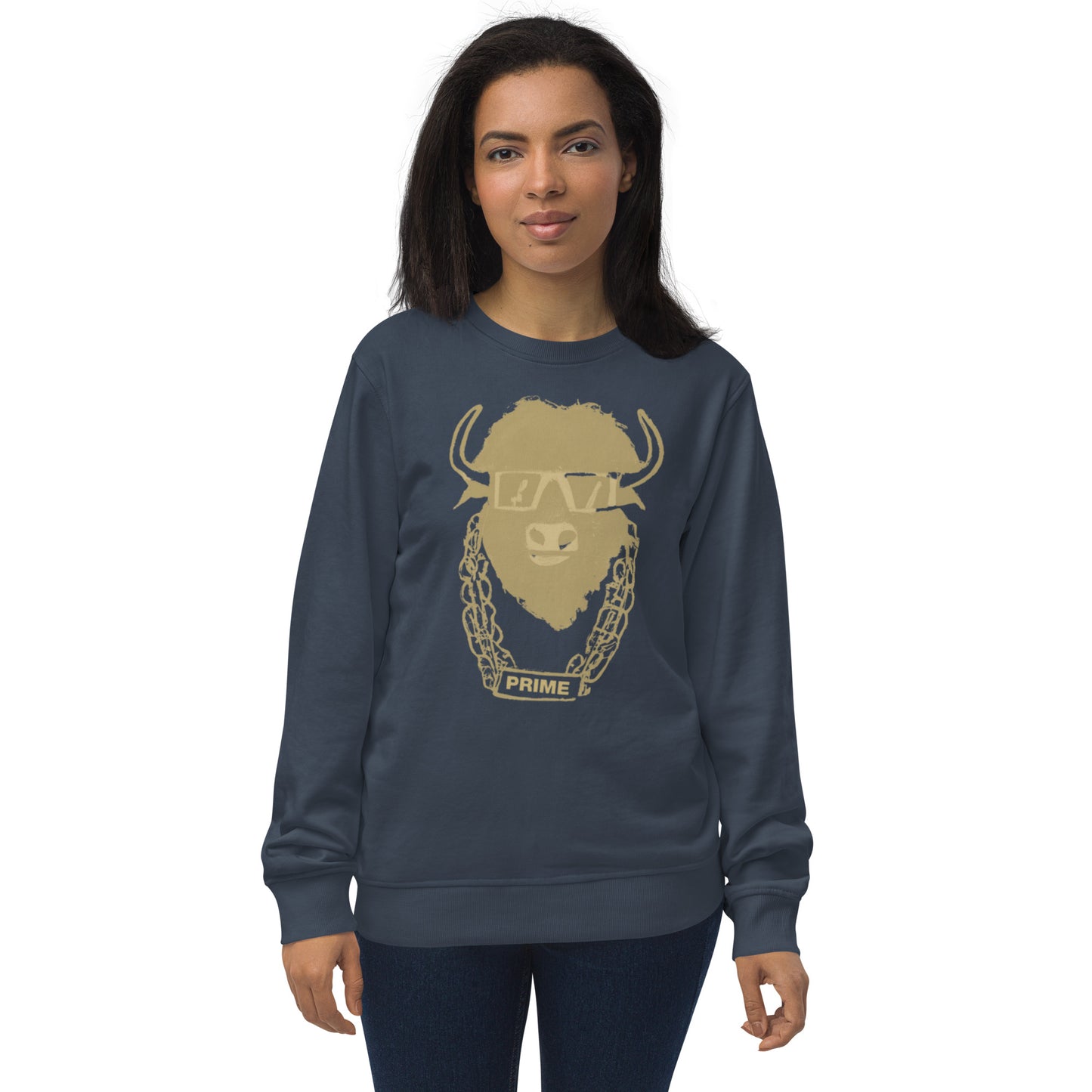 Unisex Organic Sweatshirt - Gold Logo