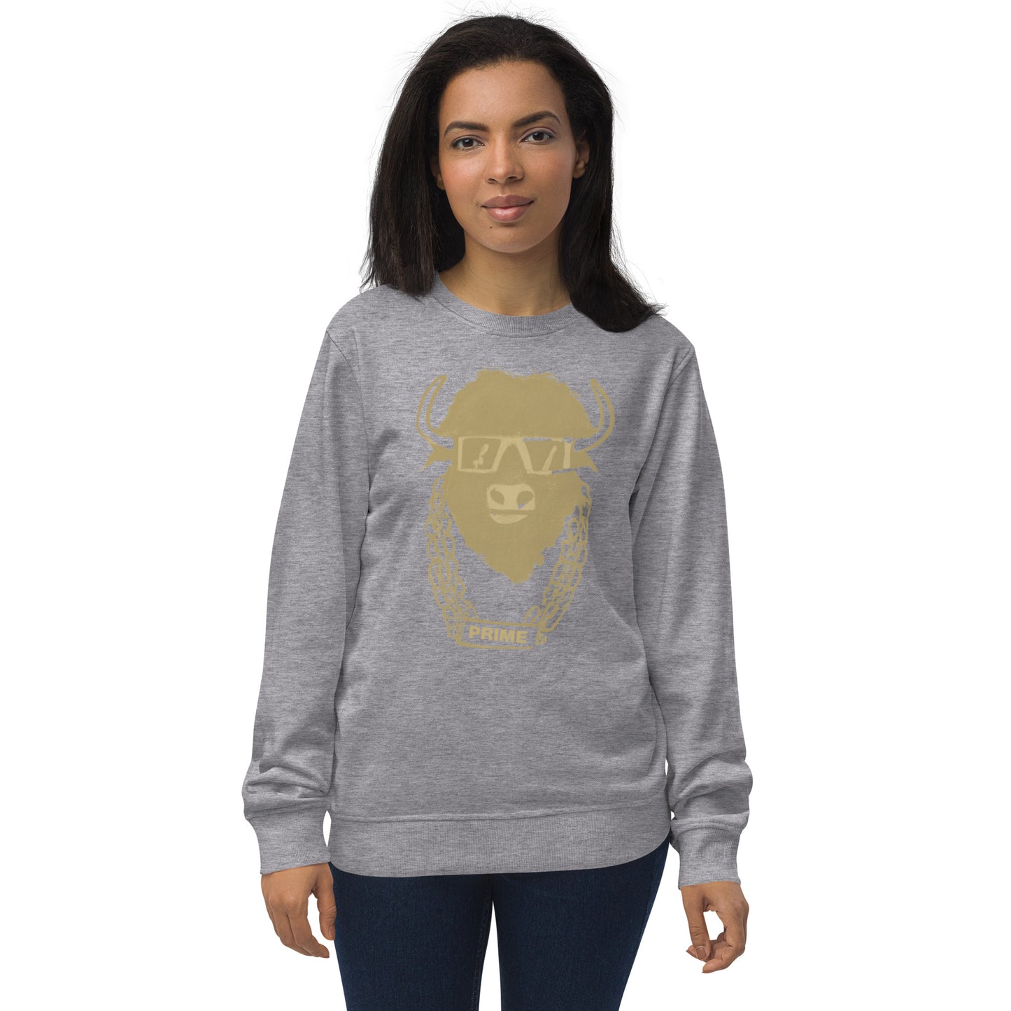 Unisex Organic Sweatshirt - Gold Logo