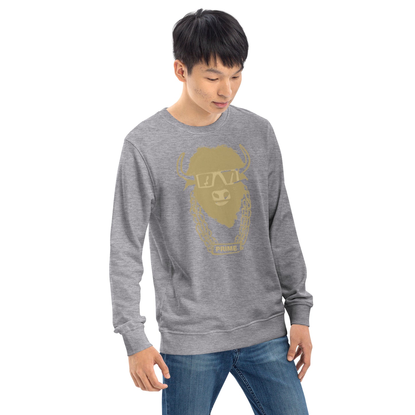 Unisex Organic Sweatshirt - Gold Logo