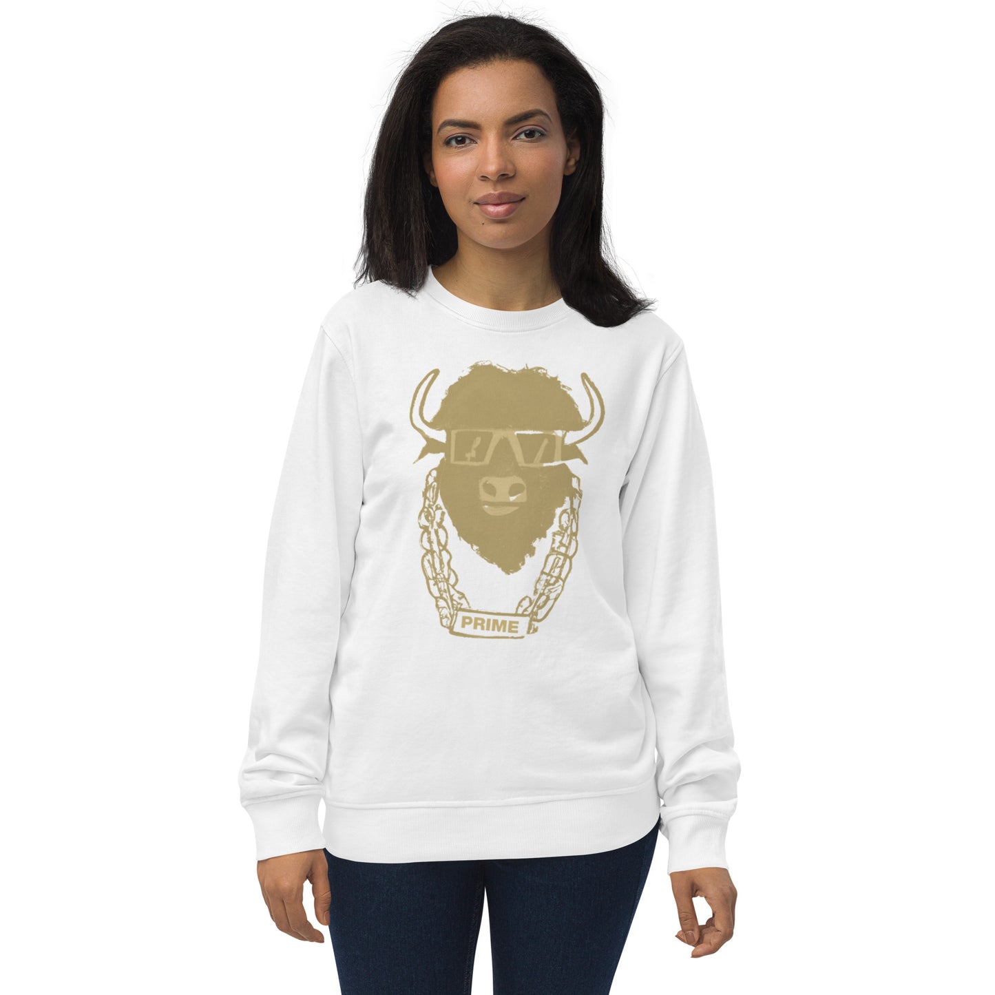 Unisex Organic Sweatshirt - Gold Logo