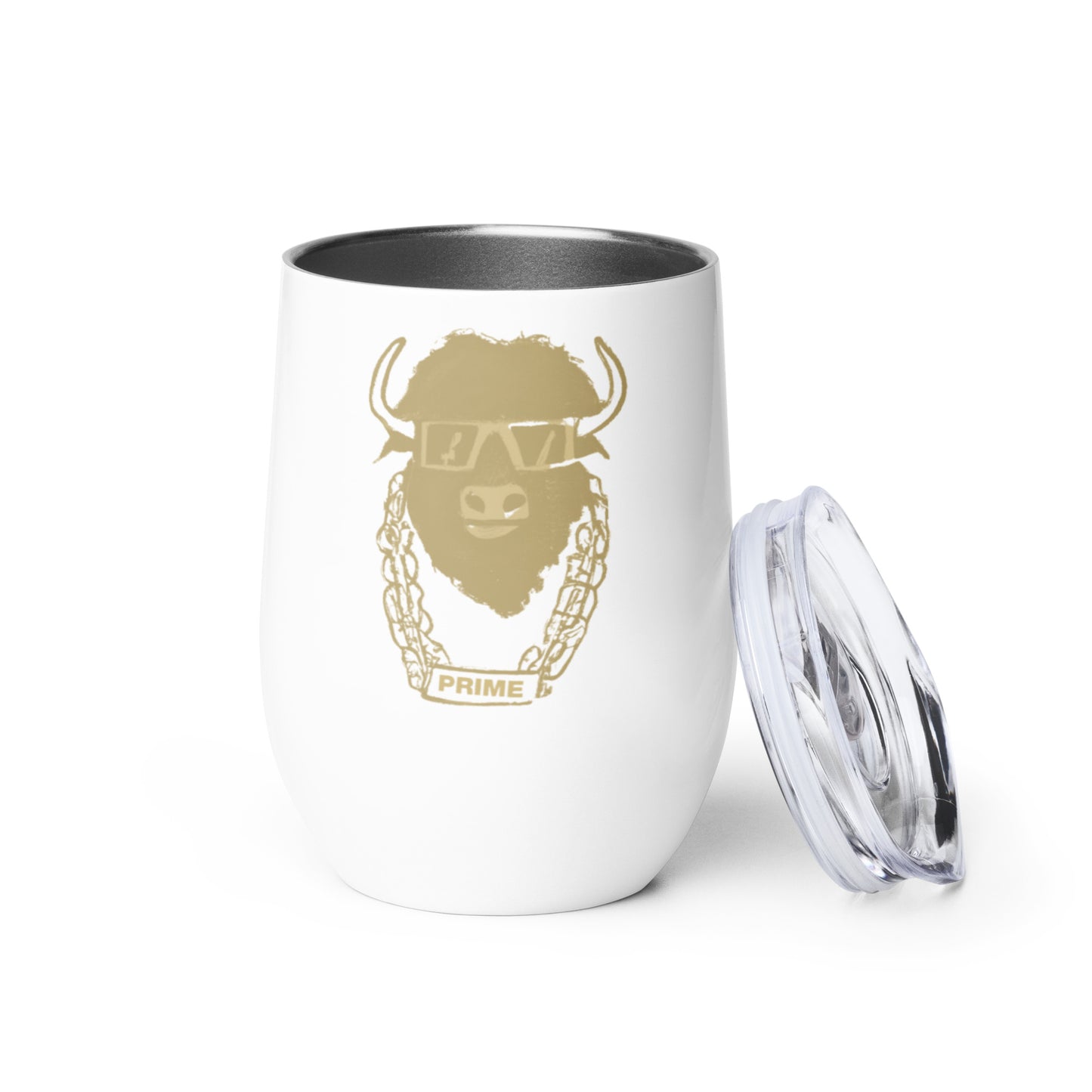 Wine Tumbler - Gold Logo